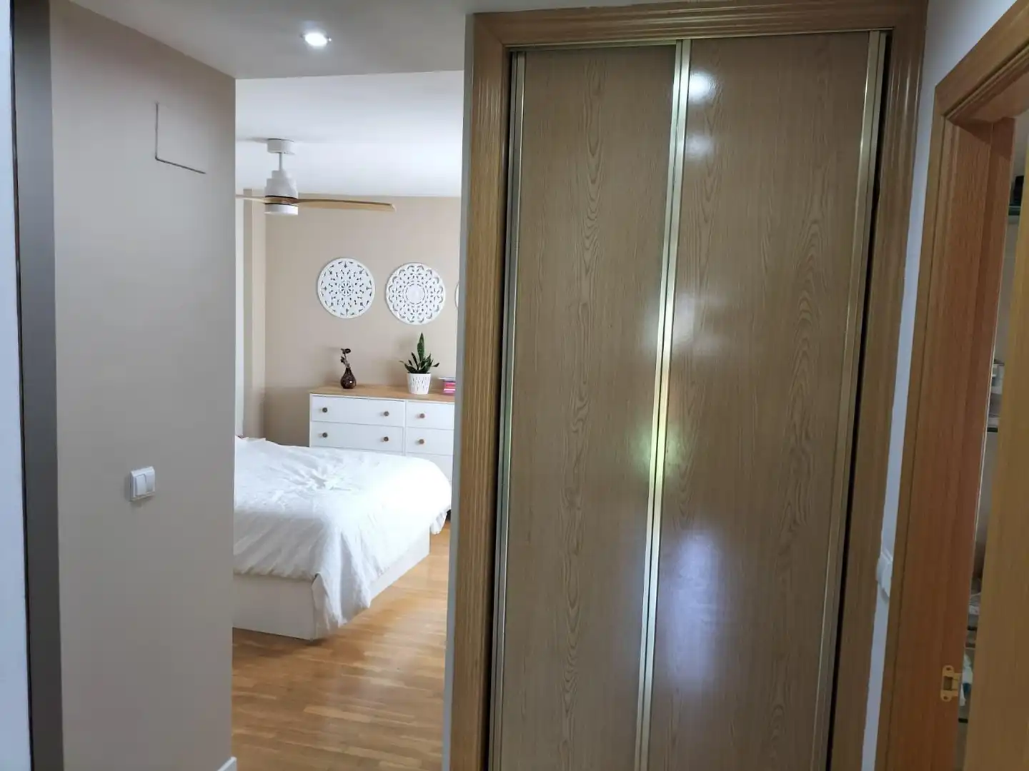 Bedroom of Flat for sale in Palencia  with Heating, Parquet flooring and Terrace