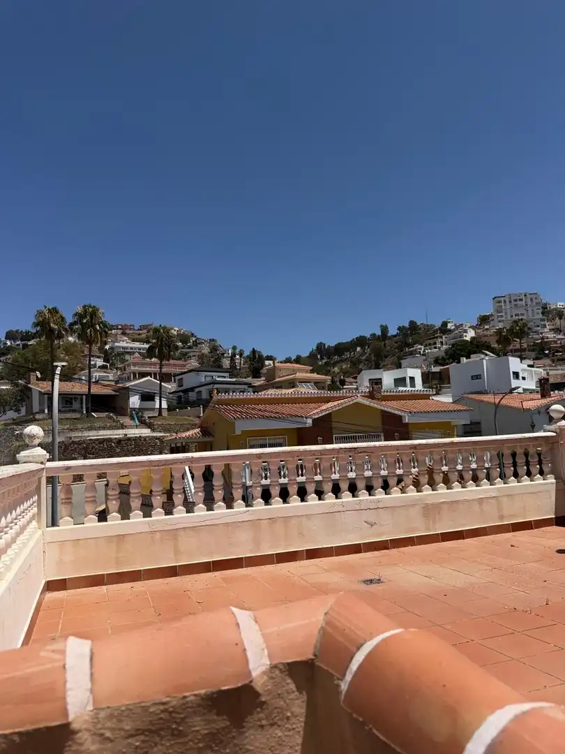 Exterior view of Houses for sale in Rincón de la Victoria  with Air Conditioner, Terrace and Storage room