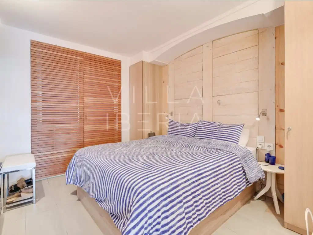 Schlafzimmer von Wohnungen zum Verkauf in Calonge i Sant Antoni mit Klimaanlage, Privatgarten und Terrasse