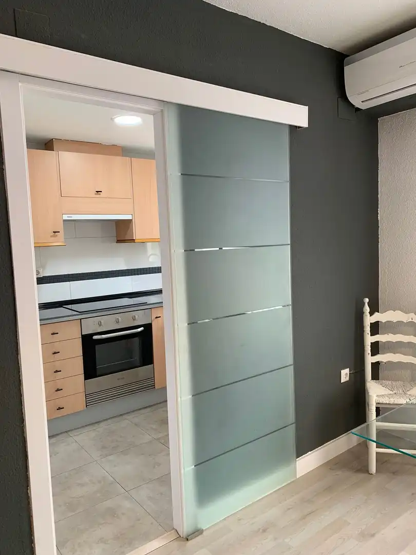 Kitchen of Flat for rent in Valencia  with Air Conditioner, Heating and Furnished