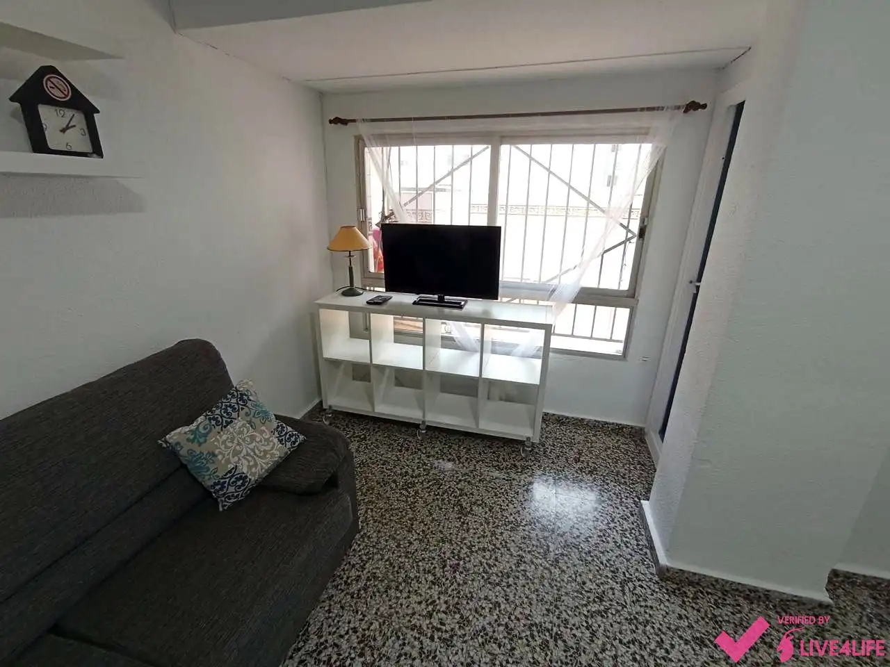 Wohnzimmer von Wohnung zur Miete in Valencia mit Terrasse und Möbliert