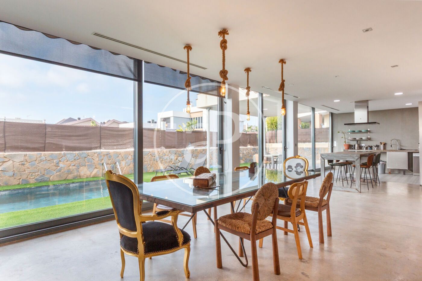 Dining room of House or chalet for sale in Burriana / Borriana  with Air Conditioner, Heating and Private garden