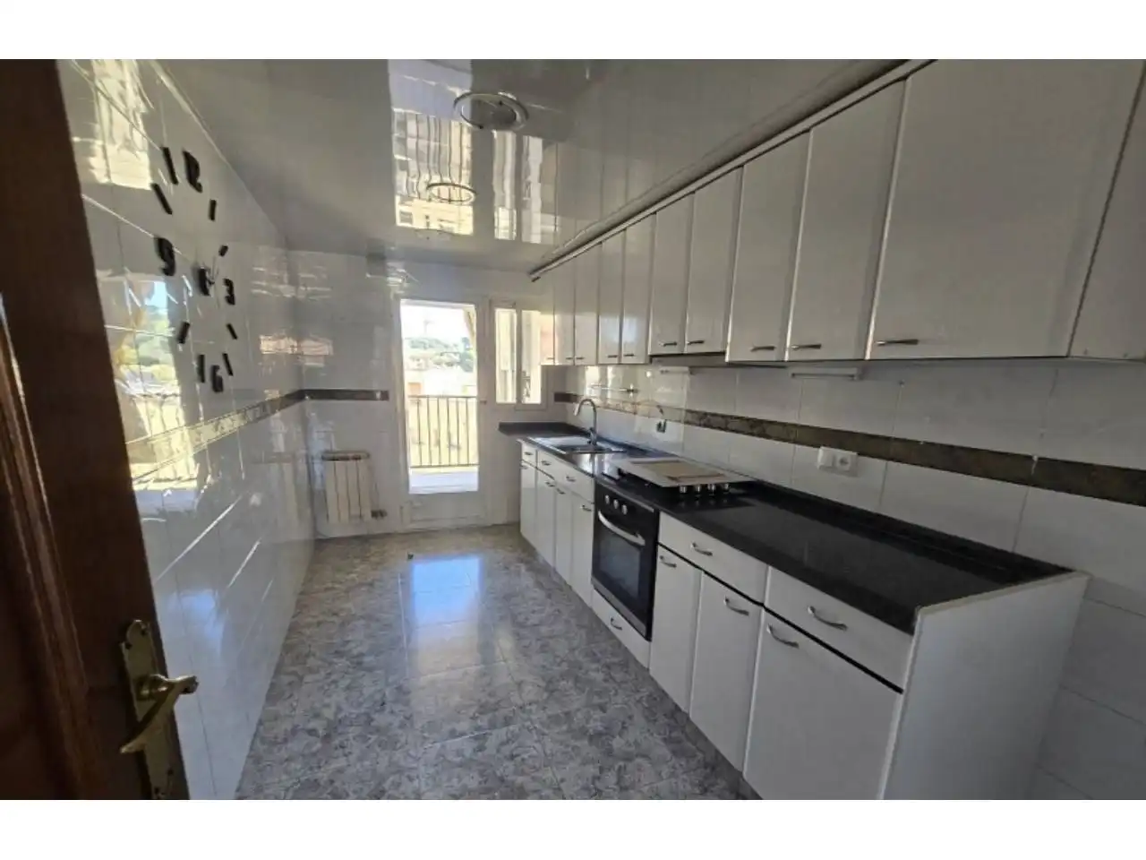 Küche von Wohnung zum Verkauf in Rubí mit Klimaanlage, Parkett und Terrasse