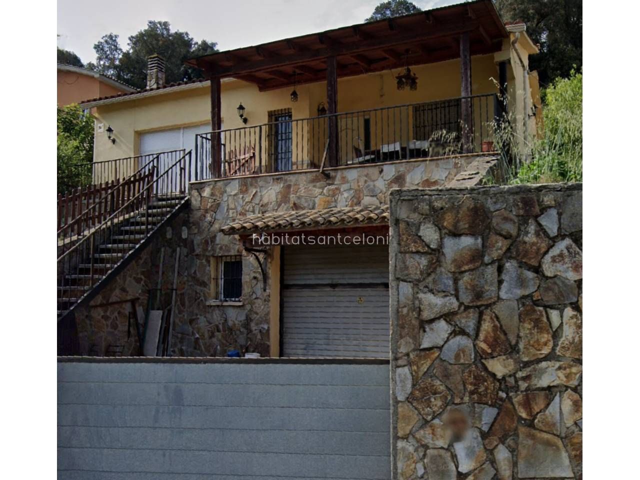 Exterior view of House or chalet for sale in Santa Maria de Palautordera  with Private garden and Terrace