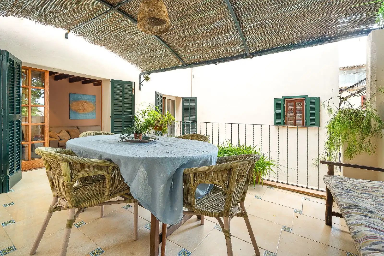 Terrassa de Casa adosada en venda en Pollença amb Aire condicionat, Calefacció i Jardí privat
