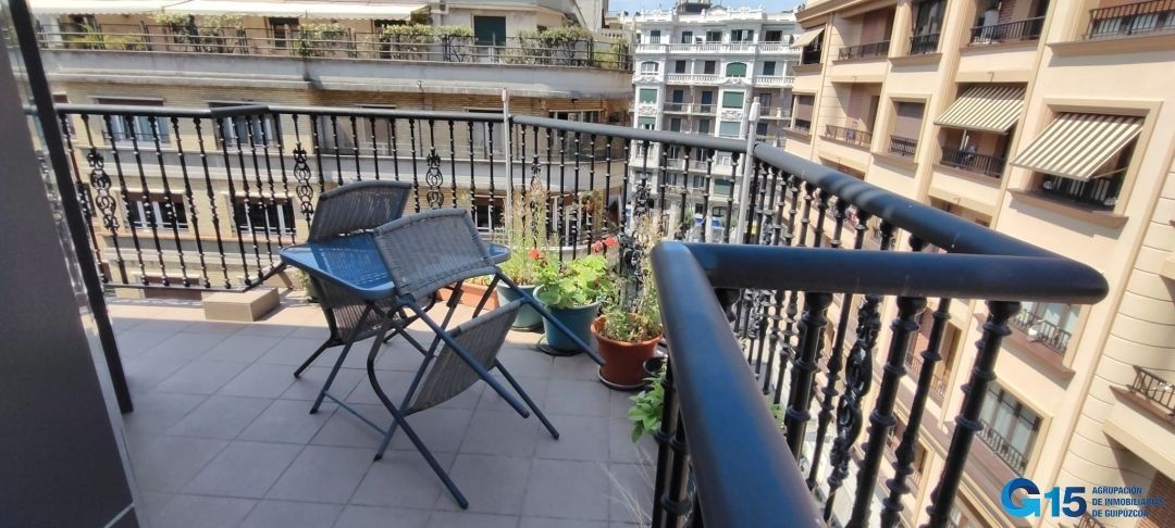 Terrace of Flat for sale in Donostia - San Sebastián   with Heating, Terrace and Balcony