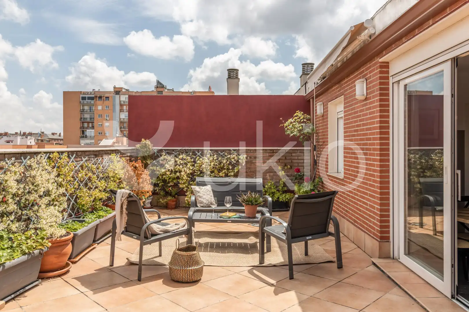 Terrassa de Apartament de lloguer en Madrid amb Aire condicionat, Calefacció i Terrassa