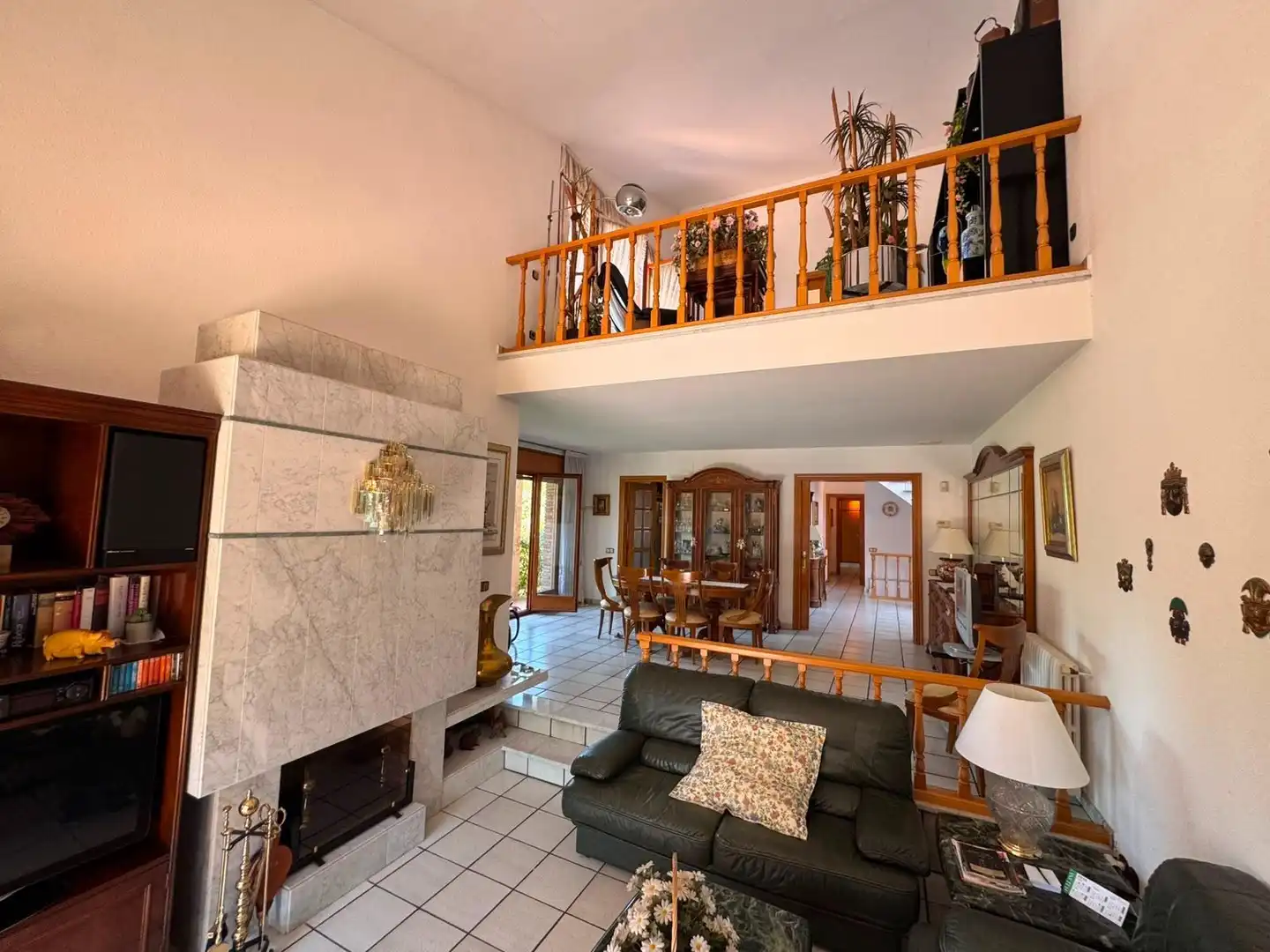 Sala de estar de Casa o chalet en venta en Santa Maria de Palautordera con Aire acondicionado, Calefacción y Jardín privado