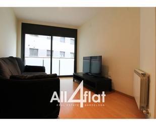Living room of Flat to rent in  Barcelona Capital  with Parquet flooring, Terrace and Furnished