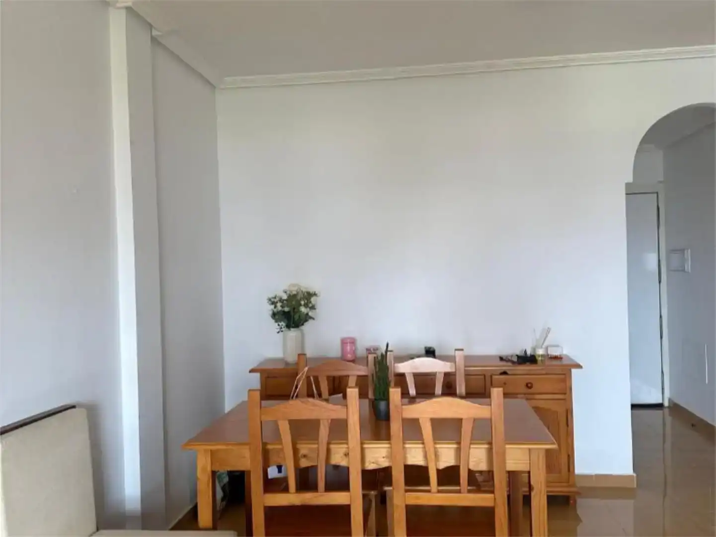 Comedor de Apartamento de alquiler en Pulpí con Jardín privado, Piscina y Amueblado