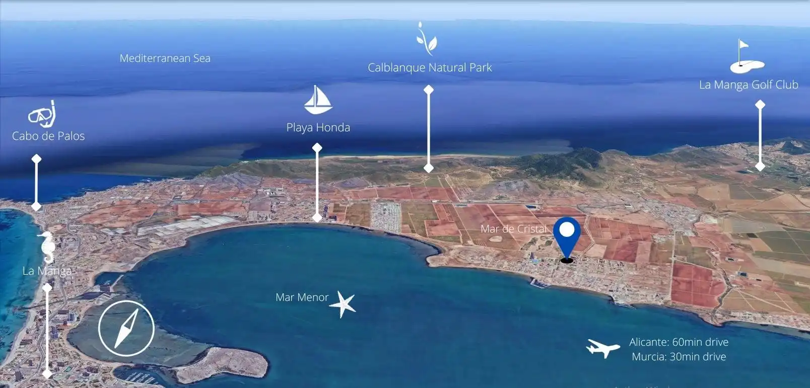 Apartament amb piscina en venda a Mar Menor de Cartagena – Cabo de Palos, imagen 44