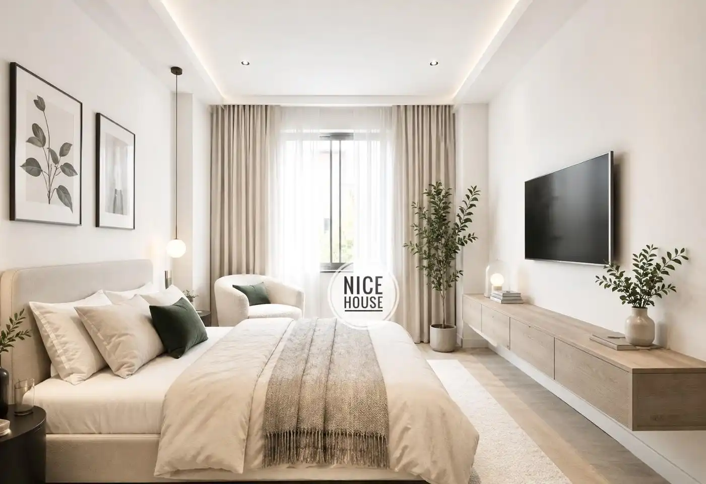 Schlafzimmer von Wohnung zum Verkauf in Madrid mit Klimaanlage und Terrasse