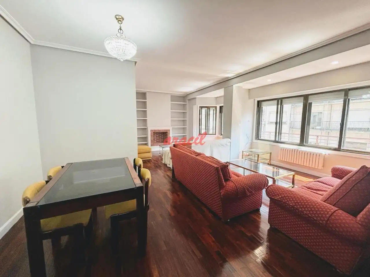 Sala d'estar de Pis de lloguer en Ourense Capital  amb Calefacció