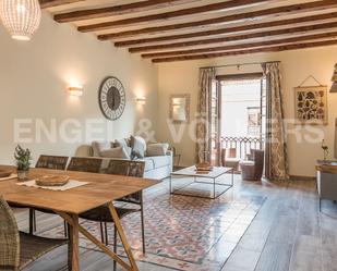 Sala d'estar de Apartament de lloguer en  Barcelona Capital amb Aire condicionat i Balcó