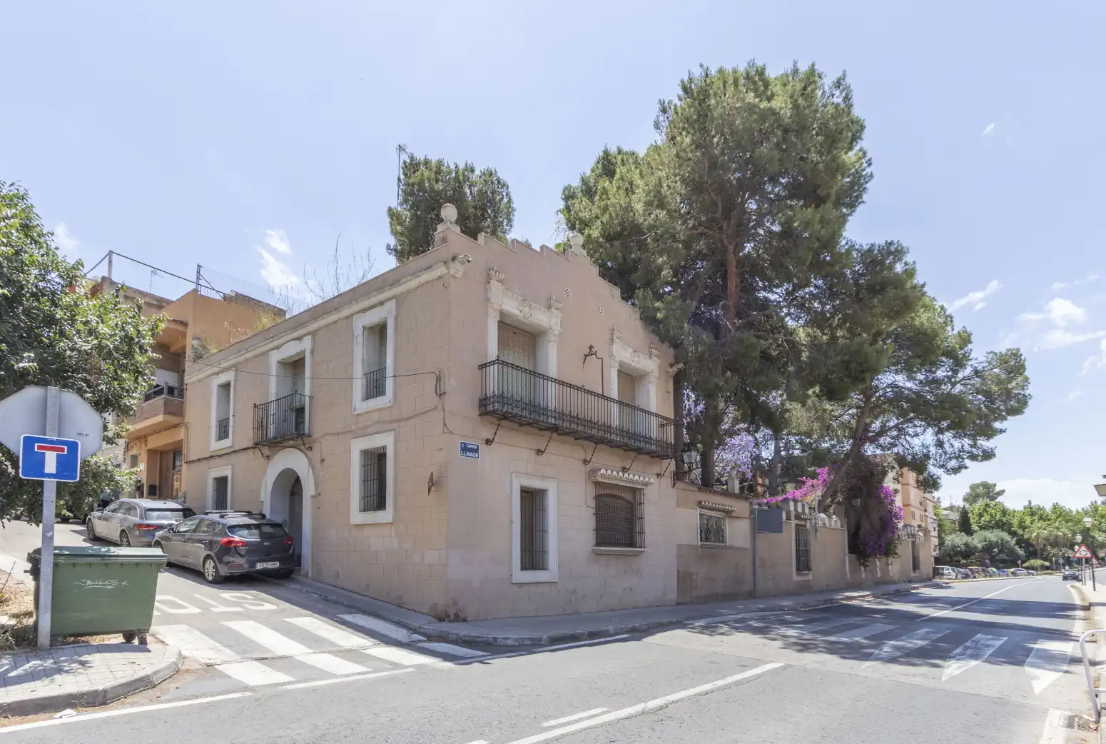 Vista exterior de Casa adosada en venda en Náquera amb Jardí privat i Piscina