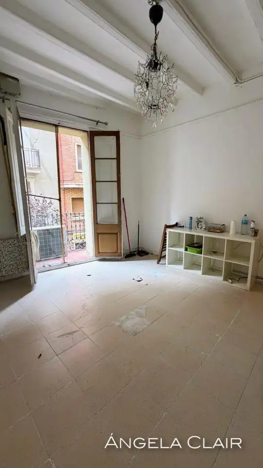 Sala de estar de Piso en venta en Barcelona con Calefacción