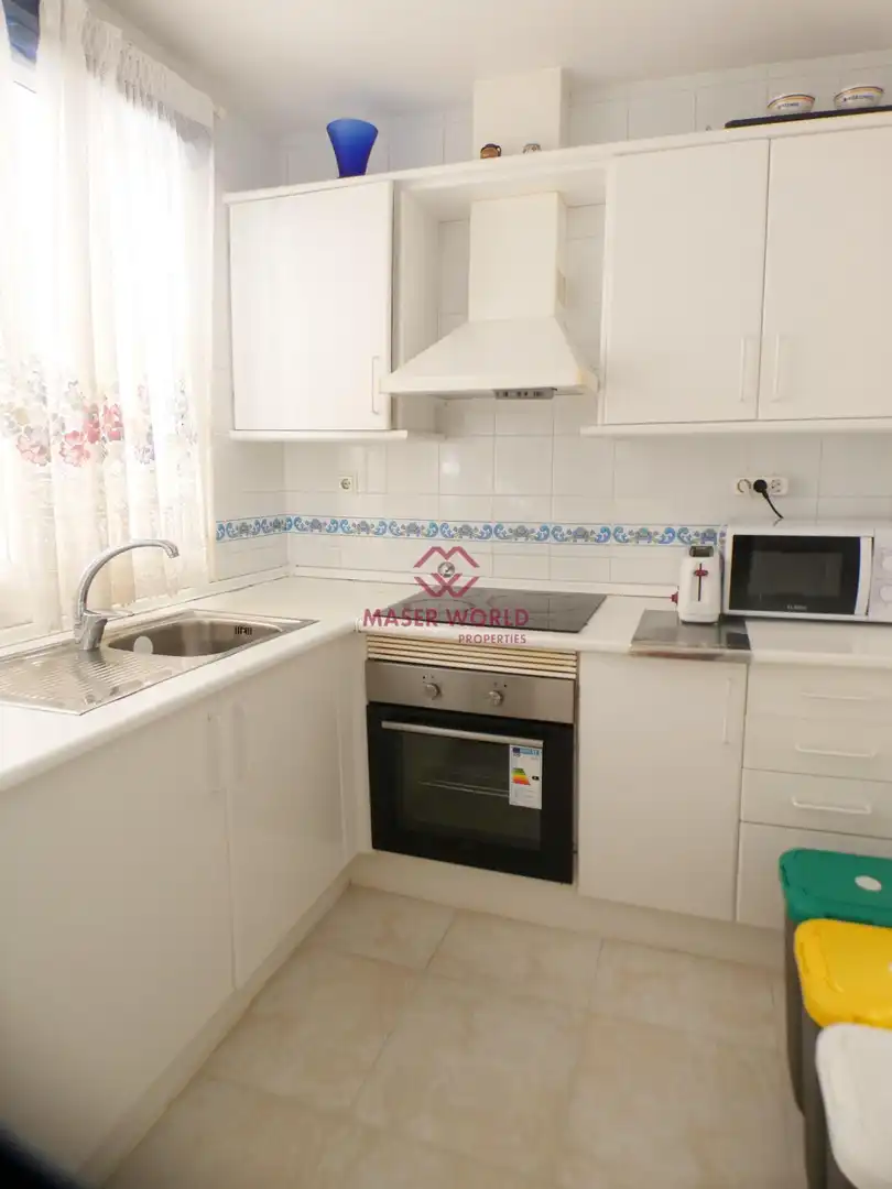 Kitchen of Flat for sale in Mazarrón  with Terrace, Furnished and Community pool