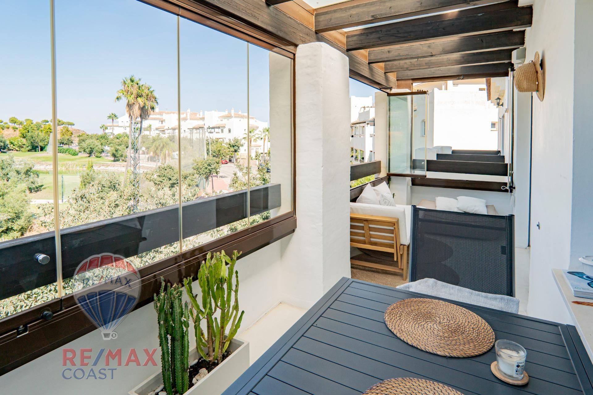 Terrace of Flat for sale in Benalmádena  with Air Conditioner, Private garden and Terrace