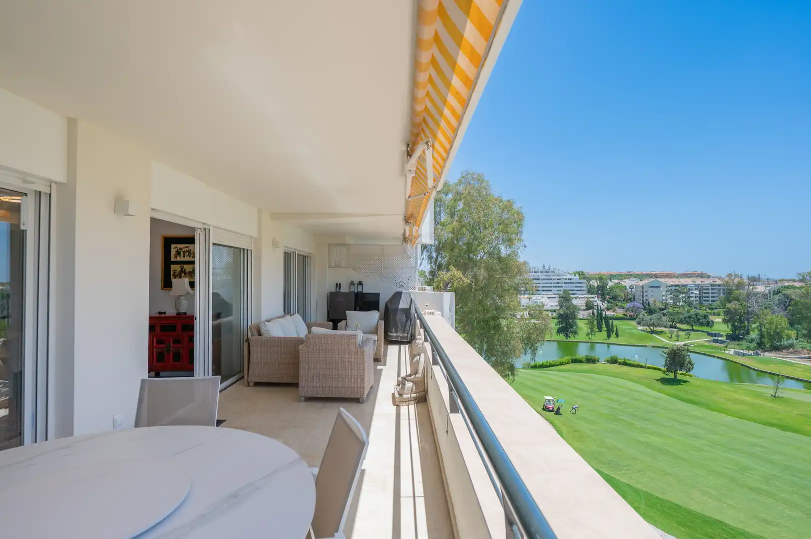 Terrace of Attic for rent in Marbella  with Air Conditioner, Terrace and Swimming Pool
