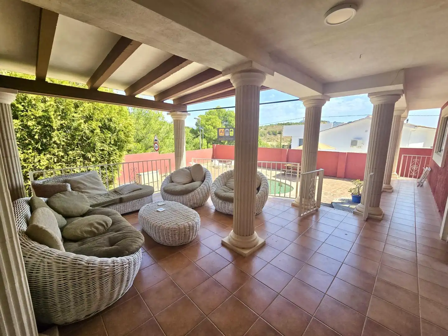 Terraza de Casa o chalet en venta en La Nucia con Aire acondicionado, Jardín privado y Terraza