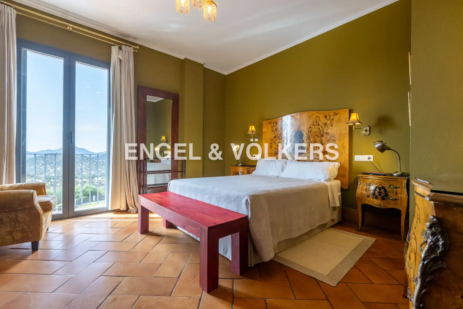 Habitación de Casa o chalet en venta en Zufre con Aire acondicionado, Calefacción y Jardín privado