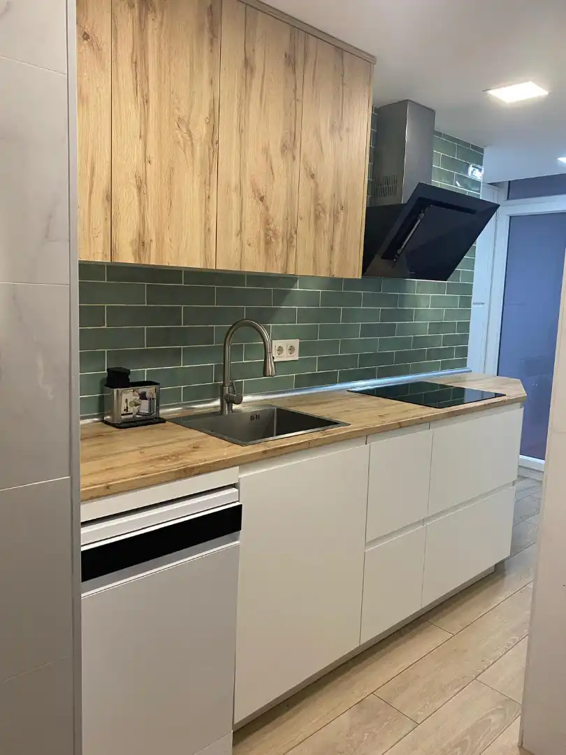 Cocina de Piso de alquiler en Móstoles con Calefacción, Jardín privado y Terraza