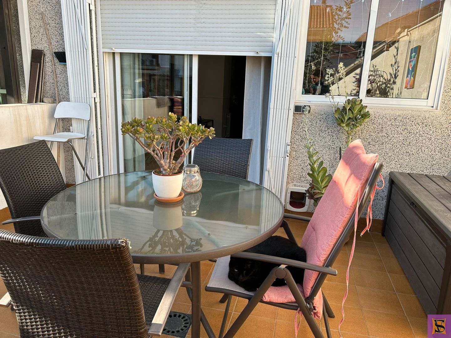 Terrassa de Casa adosada en venda en Manises amb Calefacció, Jardí privat i Terrassa