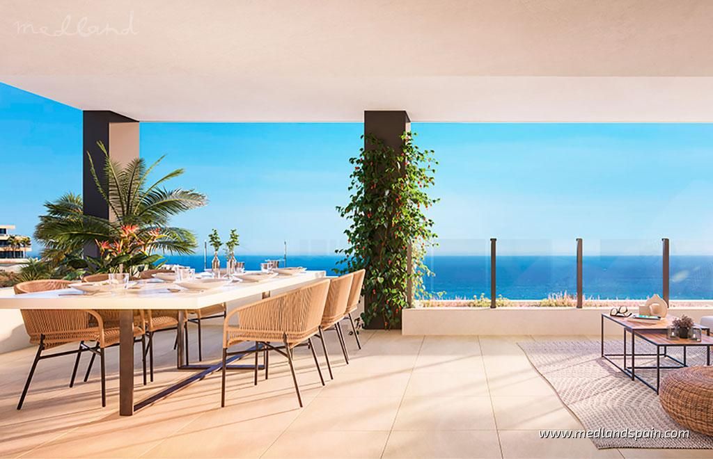 Terrace of Apartment for sale in Benalmádena  with Air Conditioner, Terrace and Storage room
