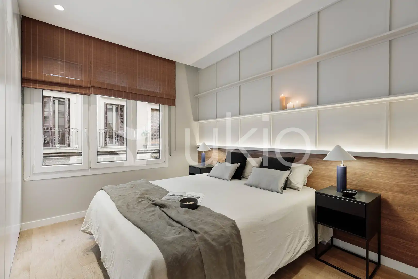 Habitación de Apartamento de alquiler en Barcelona con Aire acondicionado, Calefacción y Terraza