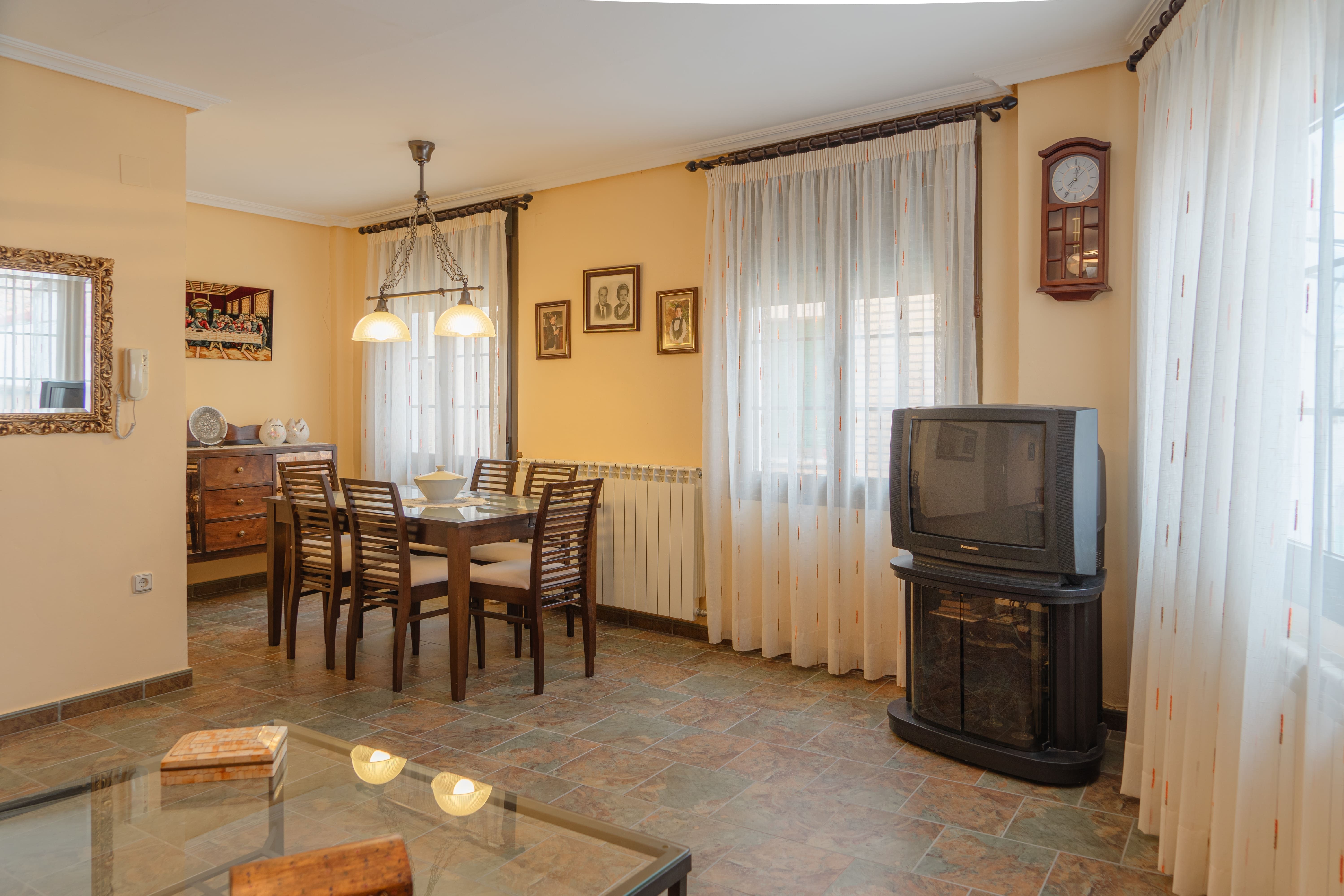 Living room of House or chalet for sale in Novallas  with Heating, Terrace and Furnished