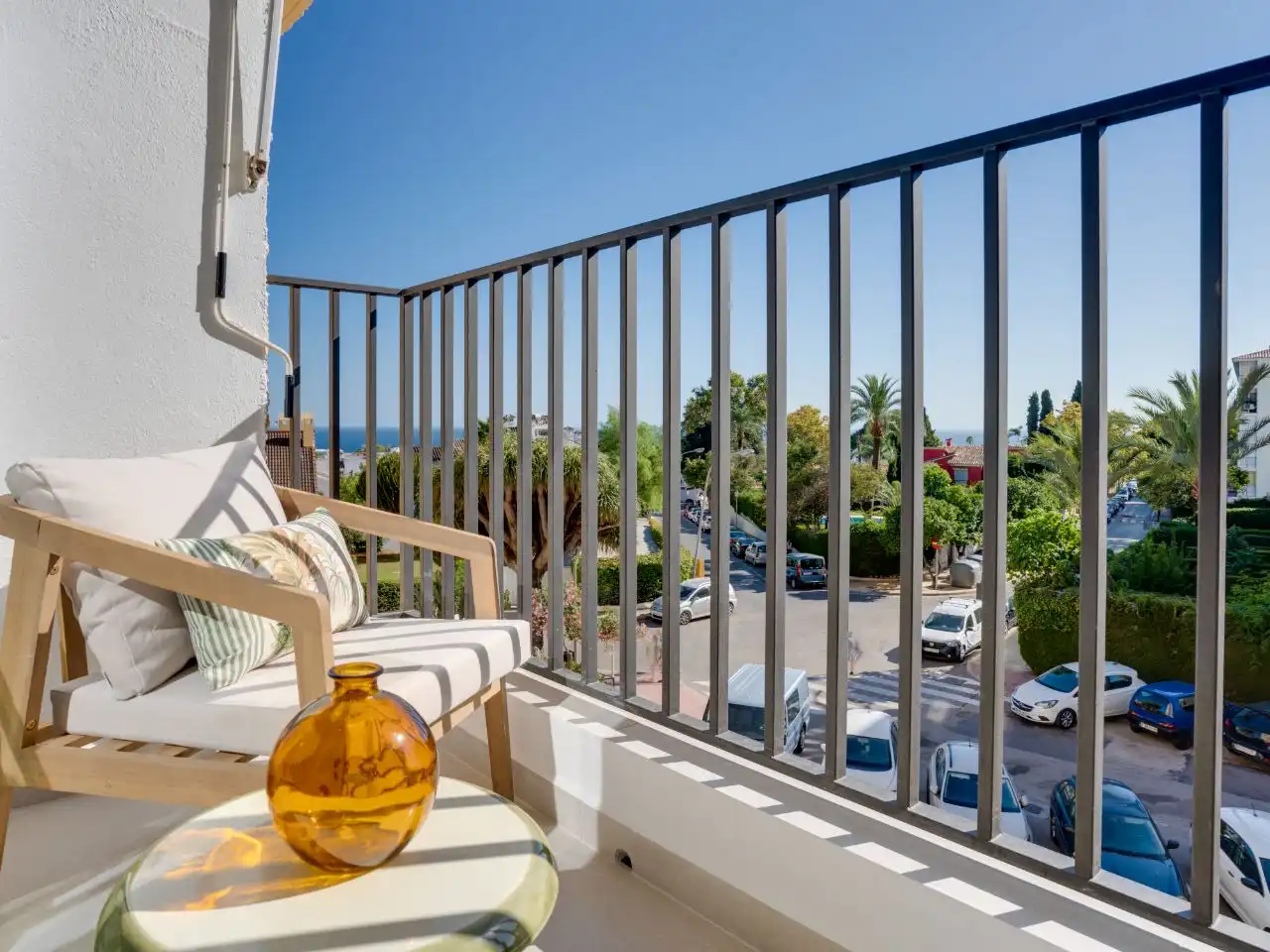 Balcony of Flat for sale in Marbella  with Air Conditioner, Terrace and Balcony