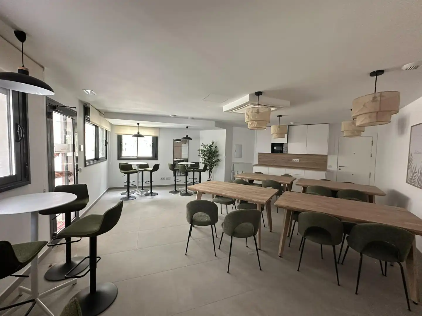 Dining room of Flat for rent in Mijas  with Air Conditioner, Heating and Private garden