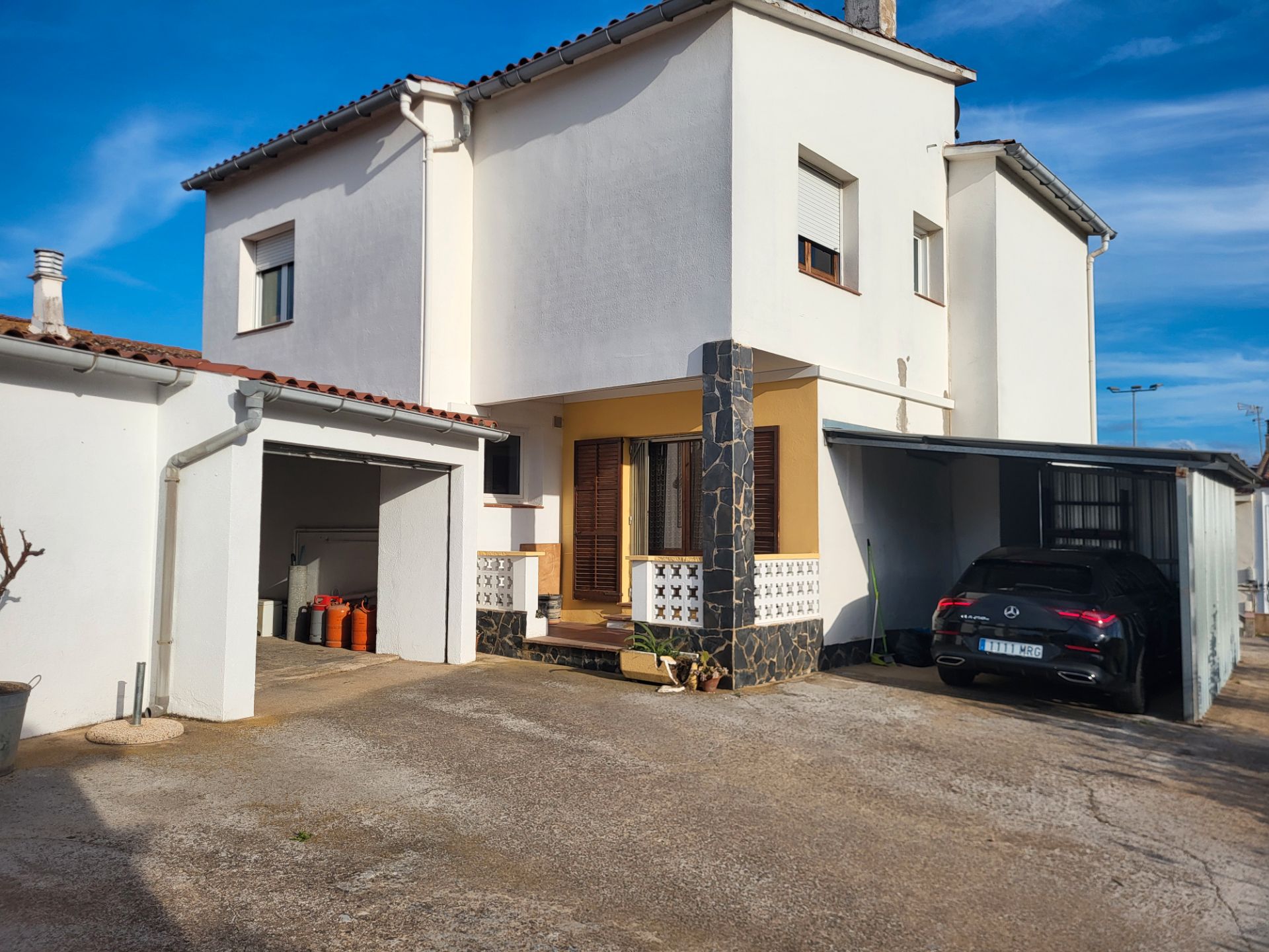 Exterior view of House or chalet for sale in Vidreres  with Heating, Private garden and Terrace