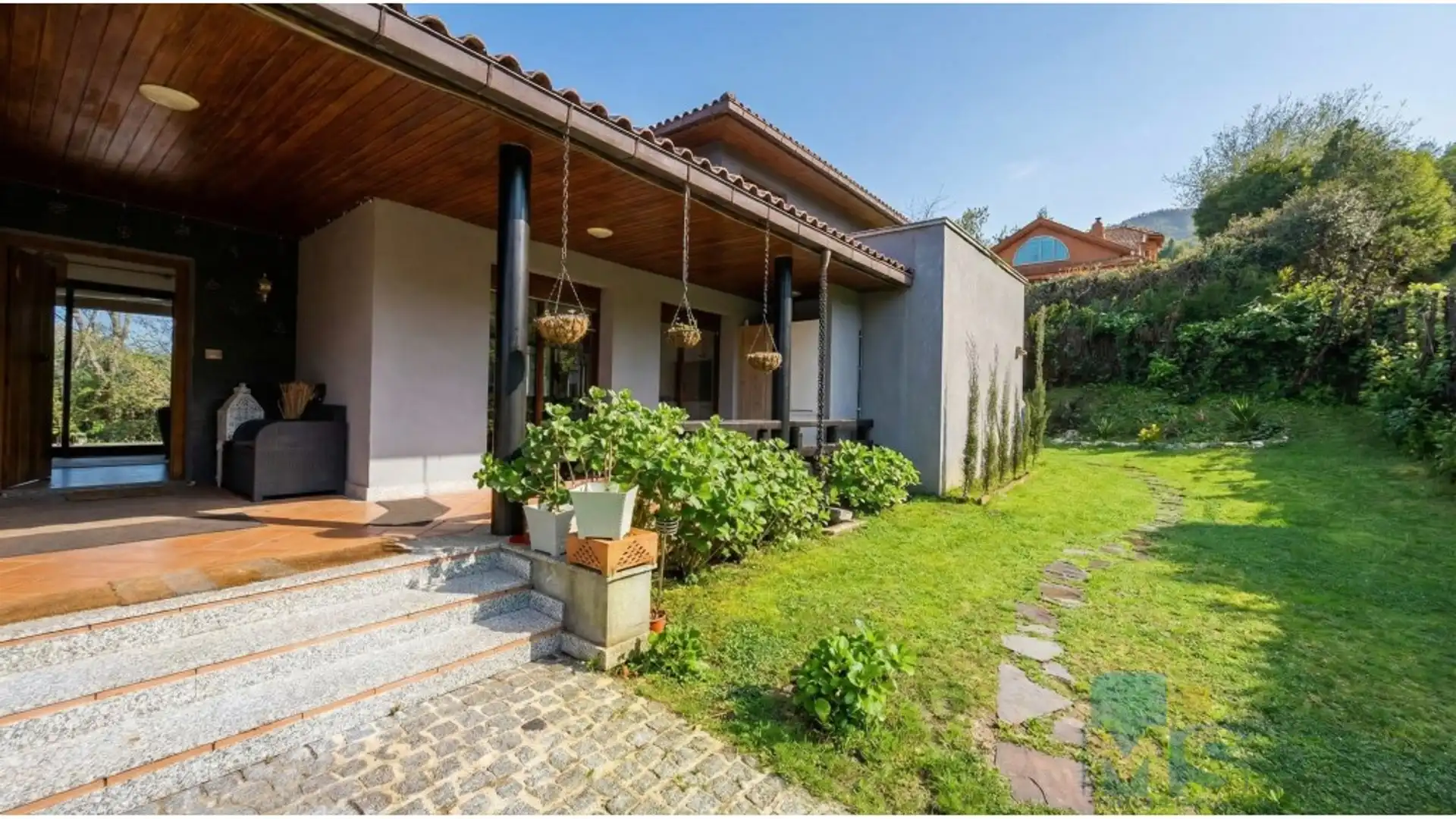 Jardín de Casa o chalet en venta en Hondarribia con Jardín privado, Piscina y Amueblado