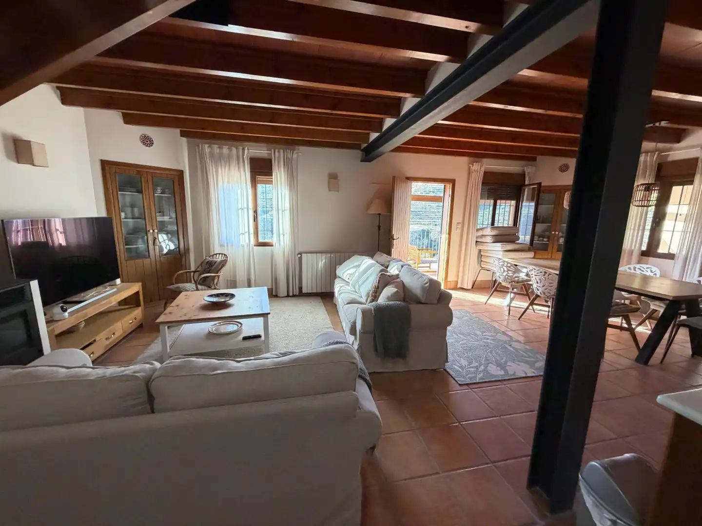 Sala de estar de Casa o chalet en venta en Penàguila con Calefacción, Jardín privado y Terraza
