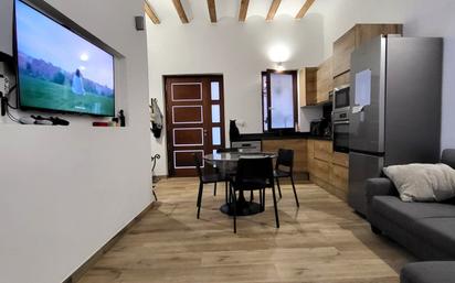 Kitchen of Flat for sale in  Valencia Capital  with Terrace and Furnished