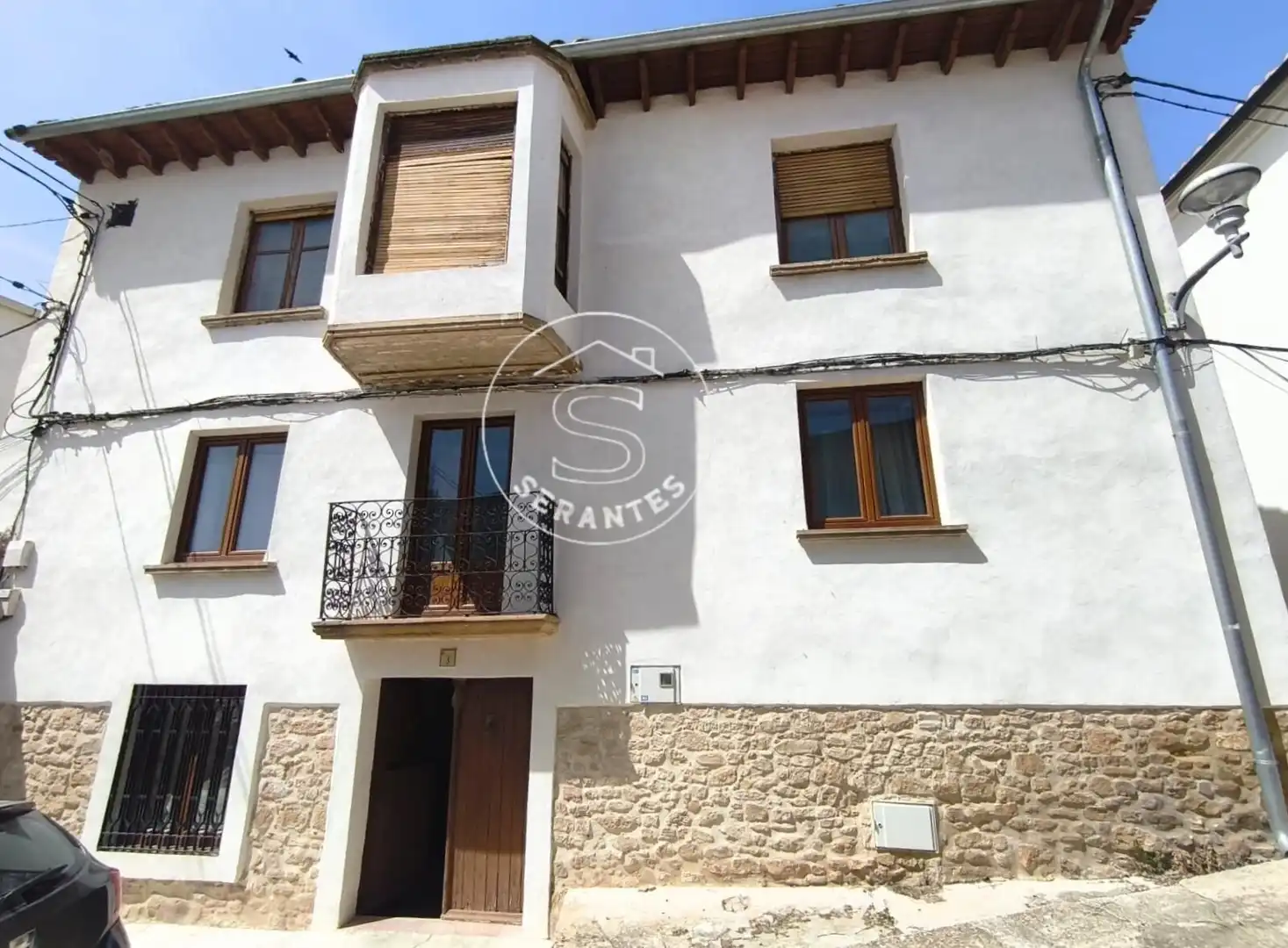 Vista exterior de Casa o chalet en venta en Aberin con Jardín privado, Terraza y Balcón