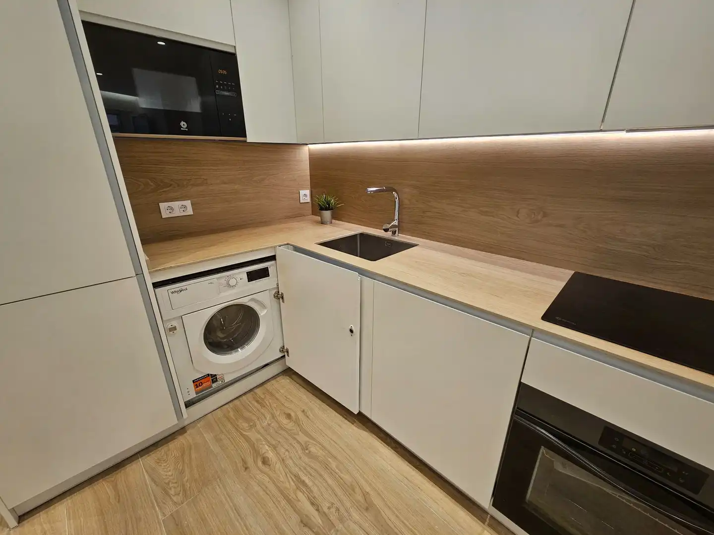 Cocina de Piso de alquiler en Madrid con Aire acondicionado y Calefacción