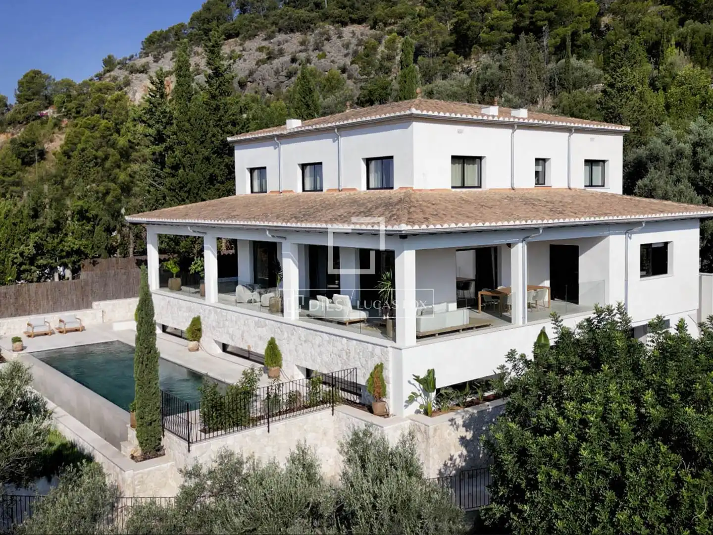 Vista exterior de Casa o xalet en venda en Bunyola amb Aire condicionat, Calefacció i Jardí privat