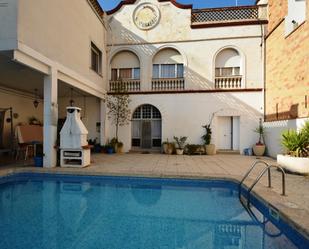 Swimming pool of House or chalet for sale in Igualada  with Air Conditioner, Heating and Private garden