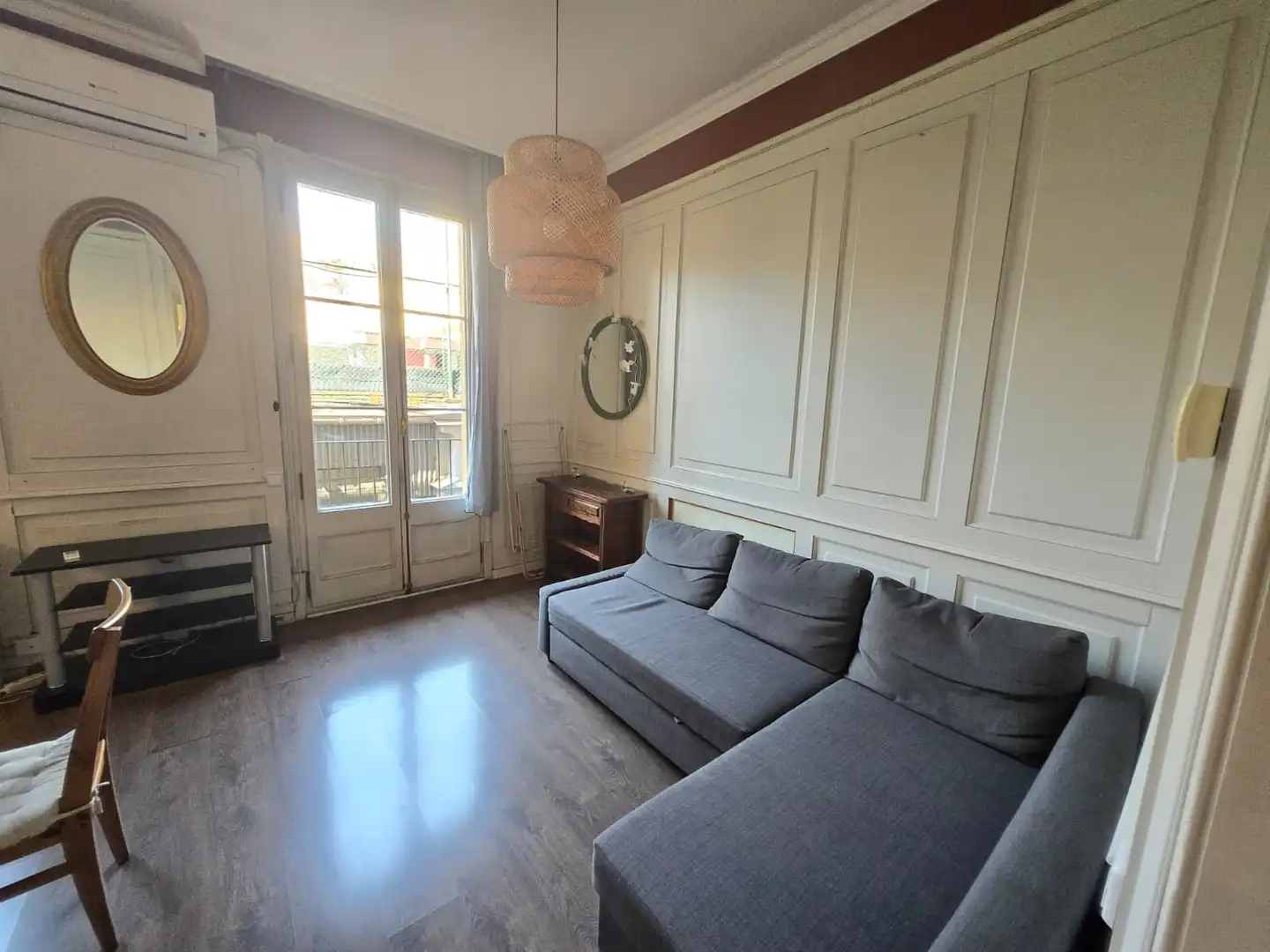 Sala d'estar de Pis en venda en Barcelona amb Aire condicionat, Calefacció i Forn