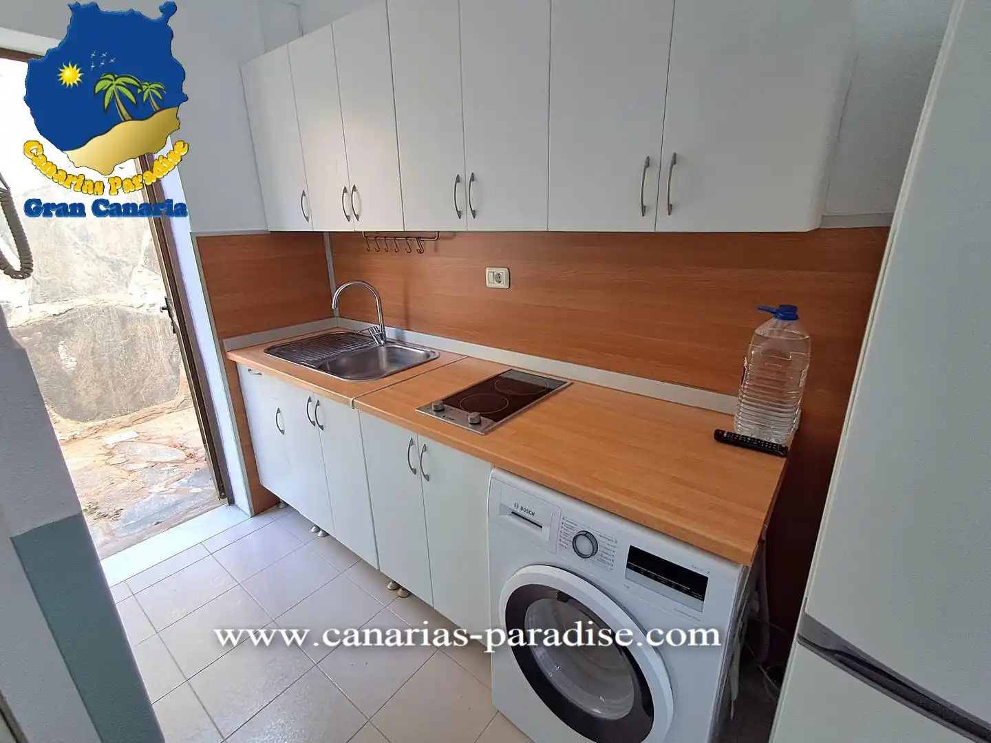 Küche von Maisonette zum Verkauf in Mogán mit Klimaanlage, Terrasse und Möbliert
