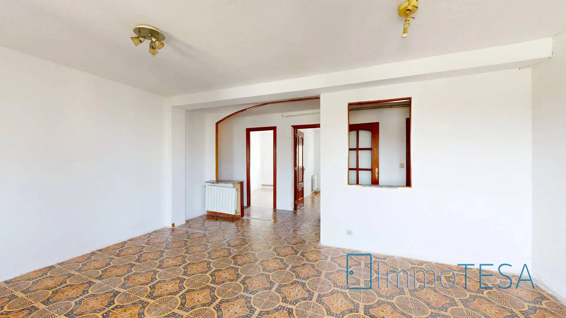 Sala d'estar de Pis en venda en Badia del Vallès amb Calefacció i Balcó