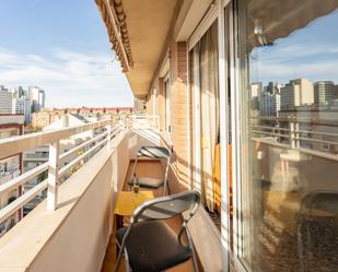 Balcony of Flat to rent in  Valencia Capital  with Air Conditioner, Heating and Balcony