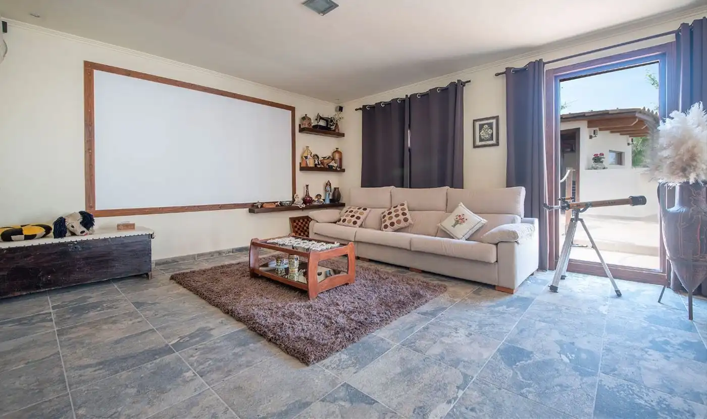 Sala de estar de Casa o chalet en venta en Vilobí del Penedès con Aire acondicionado, Calefacción y Terraza
