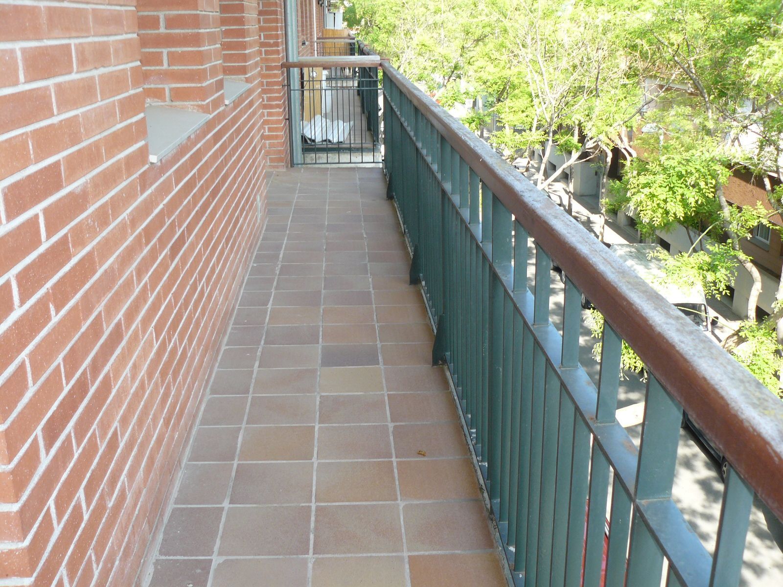 Terraza de Piso de alquiler en Girona Capital con Calefacción, Terraza y Amueblado