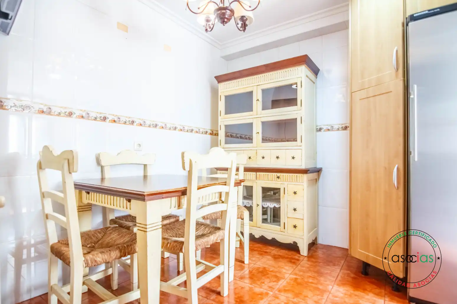 Cocina de Casa adosada en venta en Grado con Calefacción, Jardín privado y Parquet