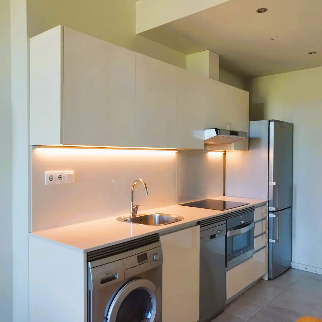 Kitchen of Flat for rent in Barcelona  with Air Conditioner, Heating and Furnished