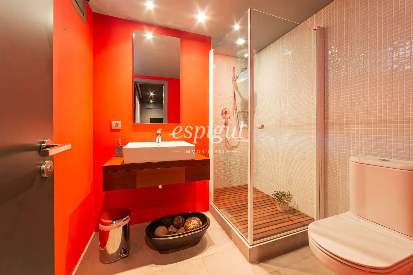 Baño de Casa o chalet en venta en Sant Cugat del Vallès con Aire acondicionado, Parquet y Terraza