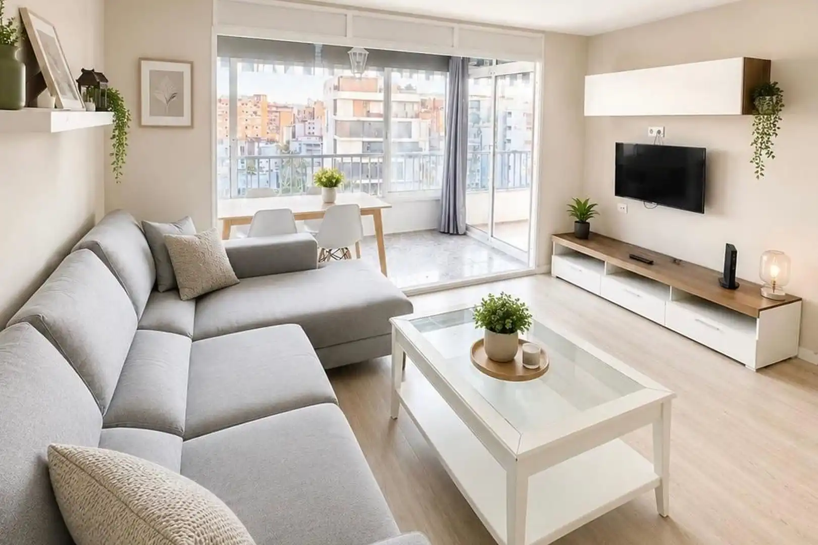 Living room of Apartments for sale in Alicante / Alacant  with Balcony